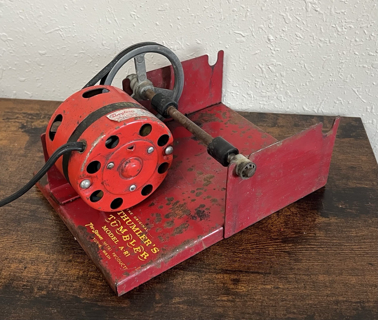Vintage THUMLER\'S TUMBLER A-R1 Rock Tumbler Polisher Jewelry Parts Repair