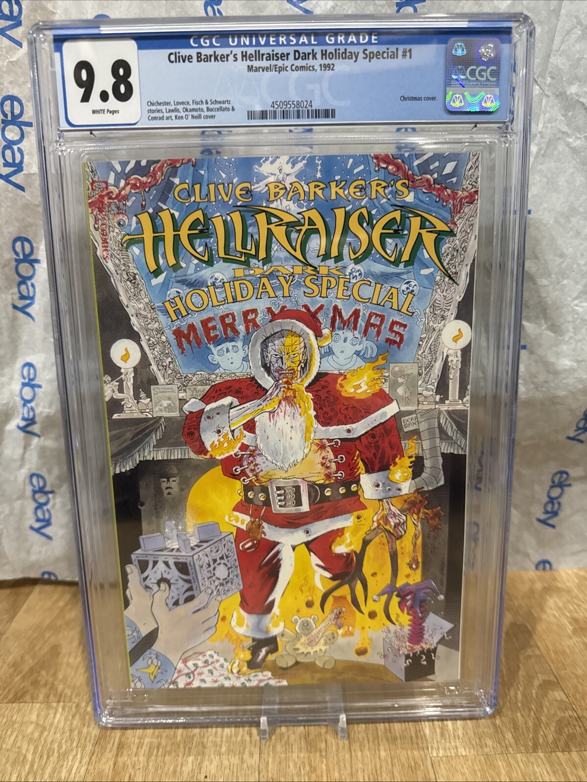 Clive Barker\'s Hellraiser Dark Holiday Special US SC 1st Conrad Graded Cgc 9.8 Clive Barker\'s Hellraiser Dark Holiday Special US SC 1st Conrad Graded Cgc 9.8