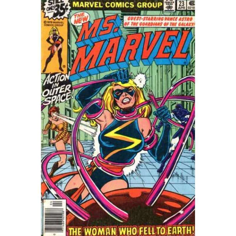 Ms. Marvel (1977 series) #23 in Very Fine minus condition. Marvel comics [s*