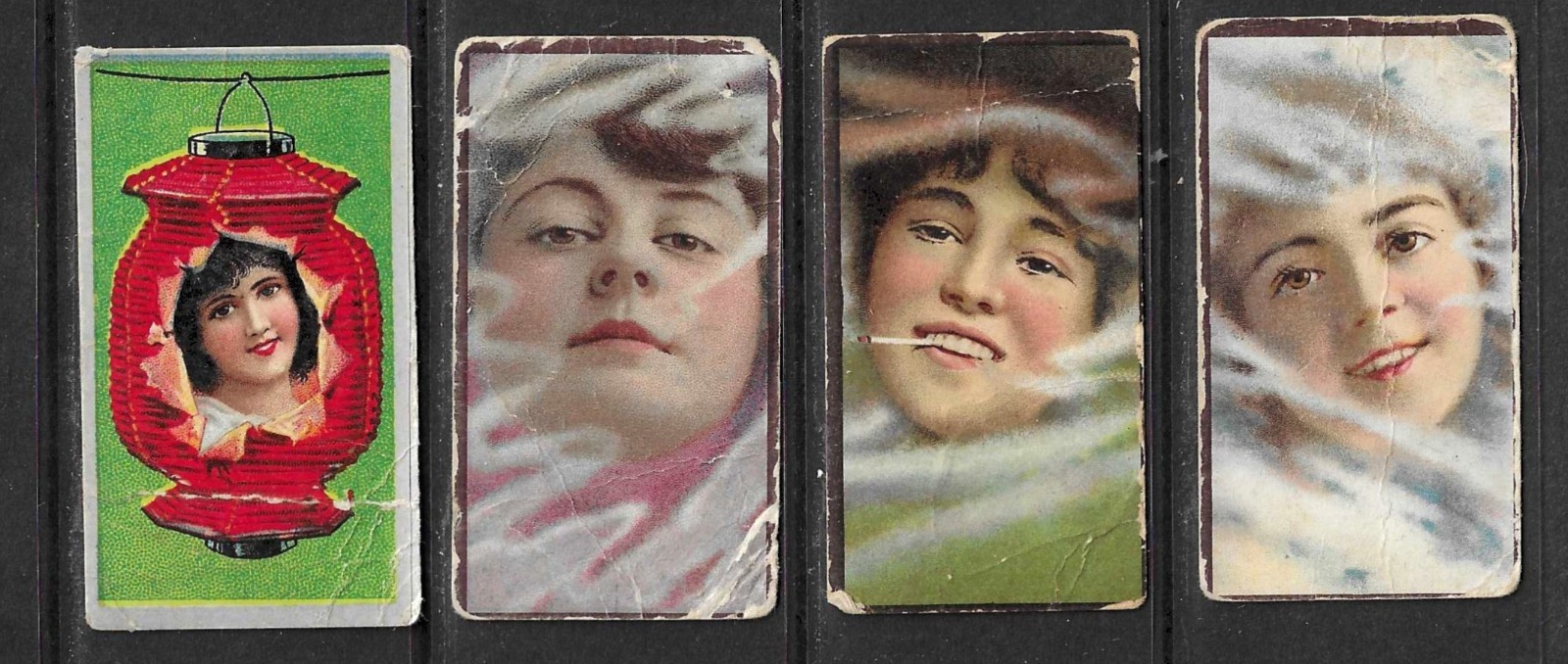 BAT (British American Tobacco) c 1900 SMOKE GIRLS etc cigarette cards(4)