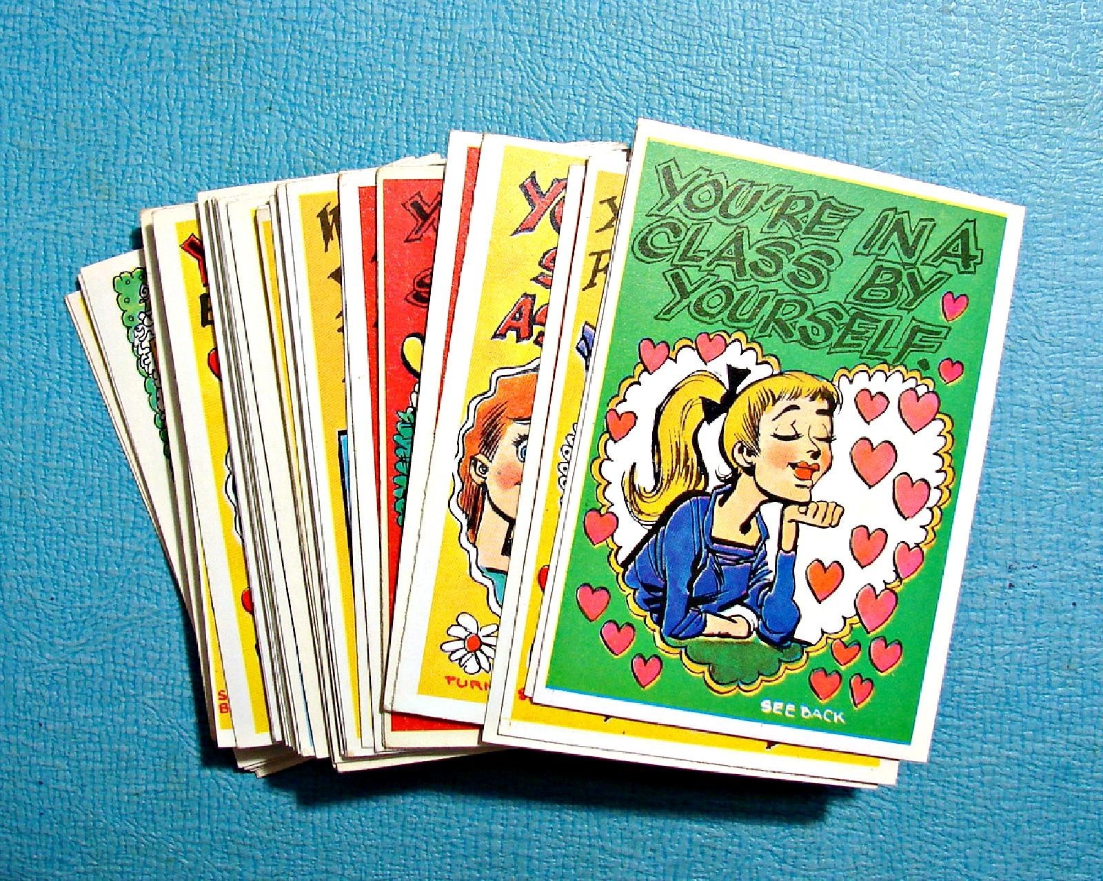 1960 Topps Funny Valentine Complete Set Of 66 Cards Series A  Funny Valentines