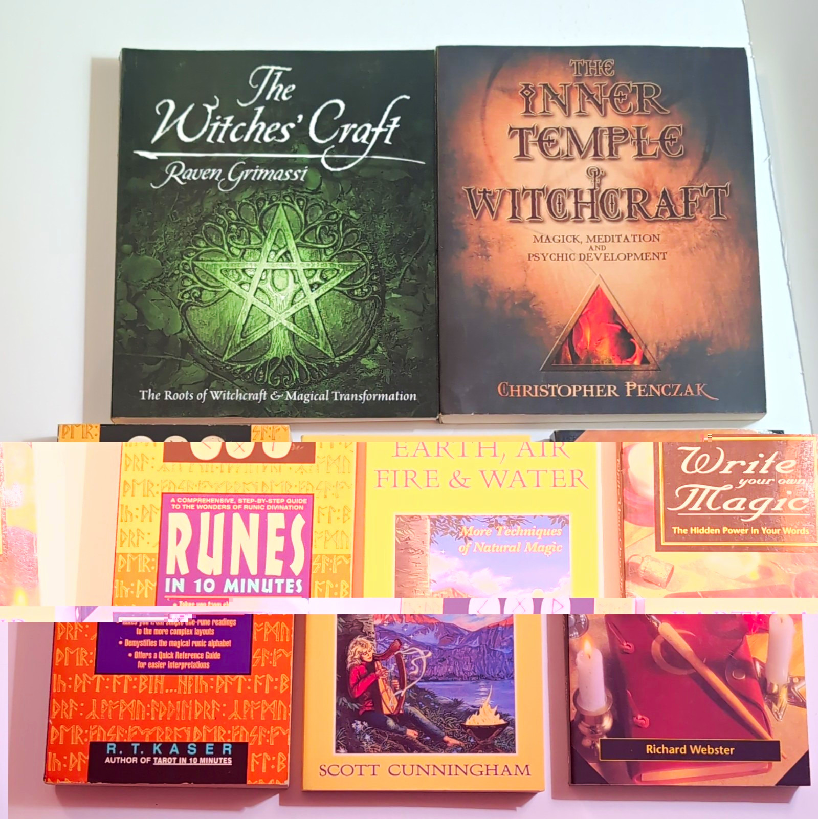 Wicca & Paganism Book Lot of 5: The Witches\' Craft, Inner Temple + More Wicca & Paganism Book Lot of 5: The Witches\' Craft, Inner Temple + More