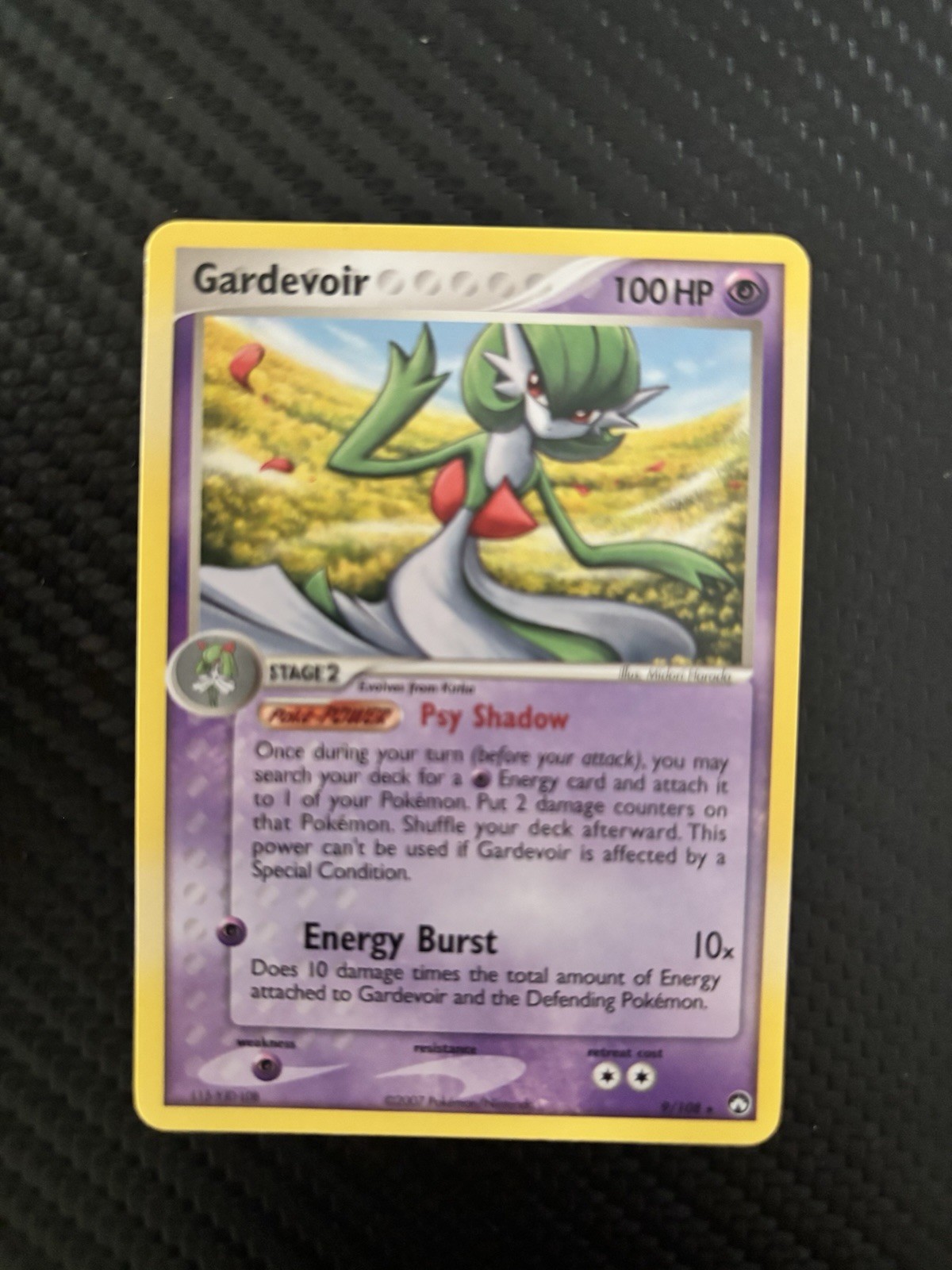 Pokémon Gardevoir 9/108 EX Power Keepers Rare Regular 100 HP Stage 2 English
