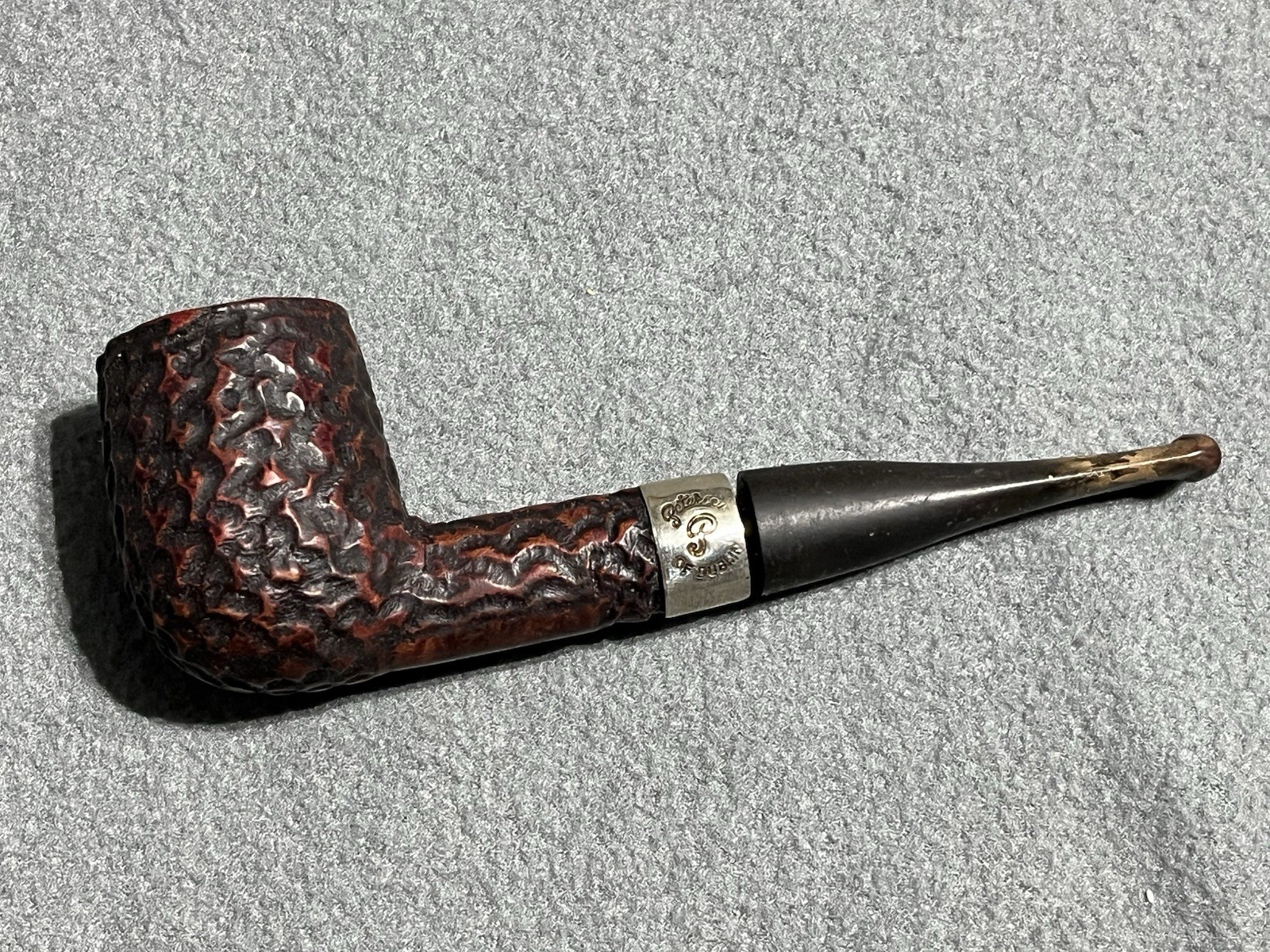 Vtg Peterson of Dublin Estate Pipe Donegal Rocky 106 Rusticated Tobacco Smoking