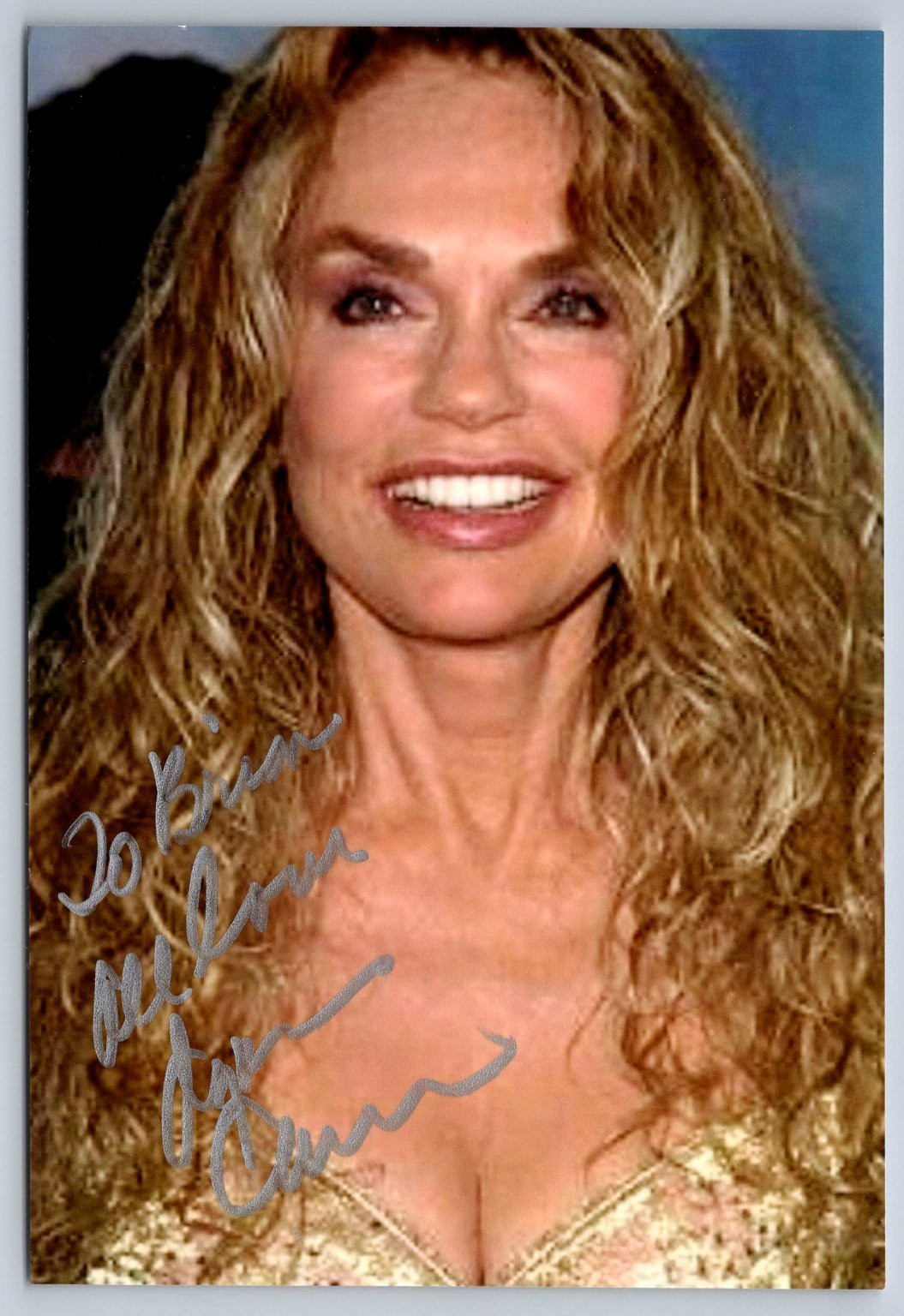 Dyan Cannon Signed Autograph Photo 4 x 6 Actress Celebrity Inscription