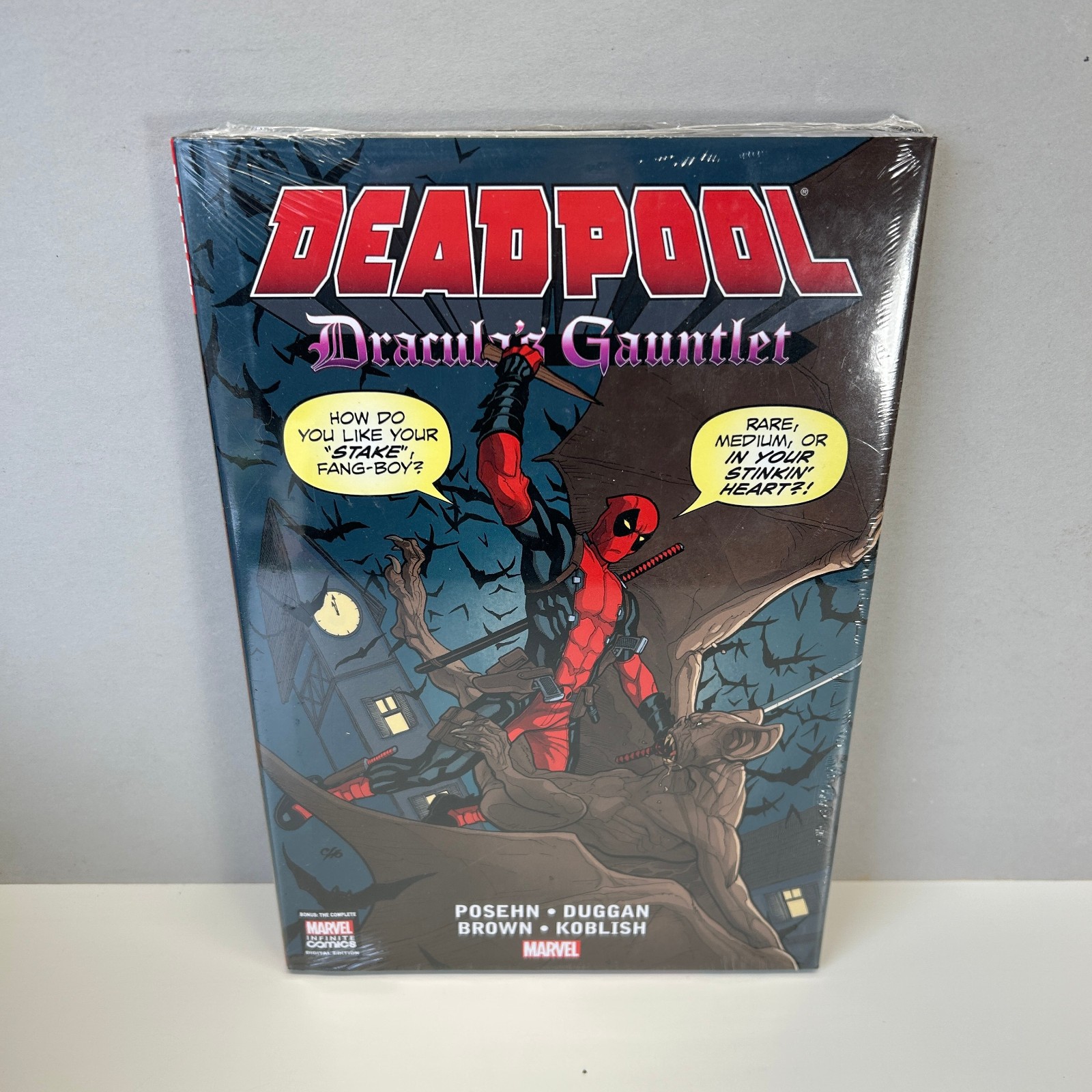 Deadpool Dracula’s Gauntlet Marvel Comics Hardcover Graphic Novel NEW SEALED