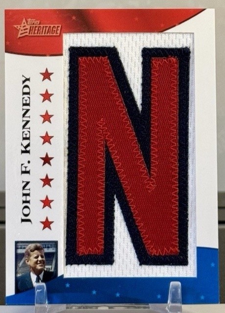 JOHN F. KENNEDY 2009 Topps American Heritage PRESIDENT PATCH /50 #PP-JK \