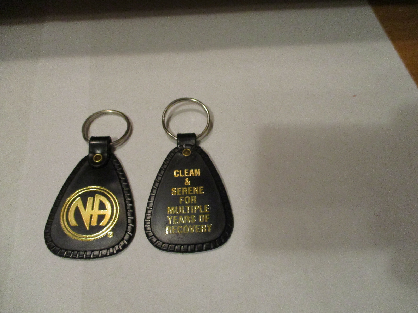 NA NARCOTICS ANONYMOUS KEY TAG CLEAN TIME - 2 YEARS/MULTIPLE YEARS