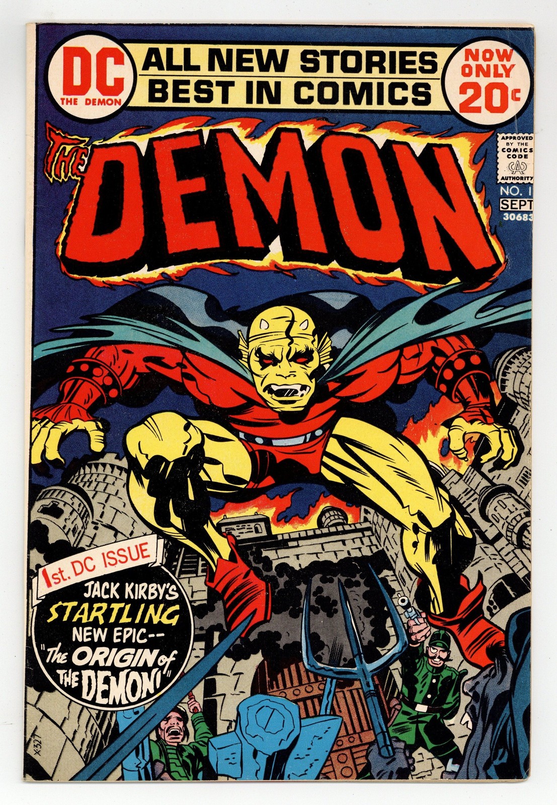 Demon #1 FN 6.0 1972 1st app. Etrigan the Demon