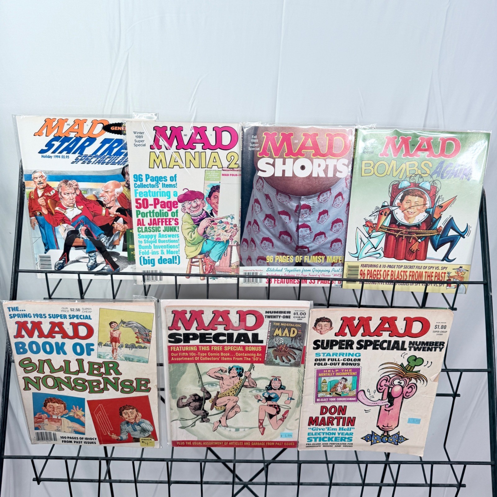 Vintage MAD Magazine Super Special Lot of 7 Star Trek Al Jaffee Don Martin 80s Vintage MAD Magazine Super Special Lot of 7 Star Trek Al Jaffee Don Martin 80s