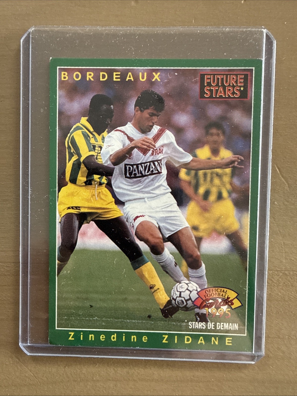 🌟 PANINI card 1995 Zinedine ZIDANE #225 FC GIRONDINS DE BORDEAUX UNFP ETERNITY
