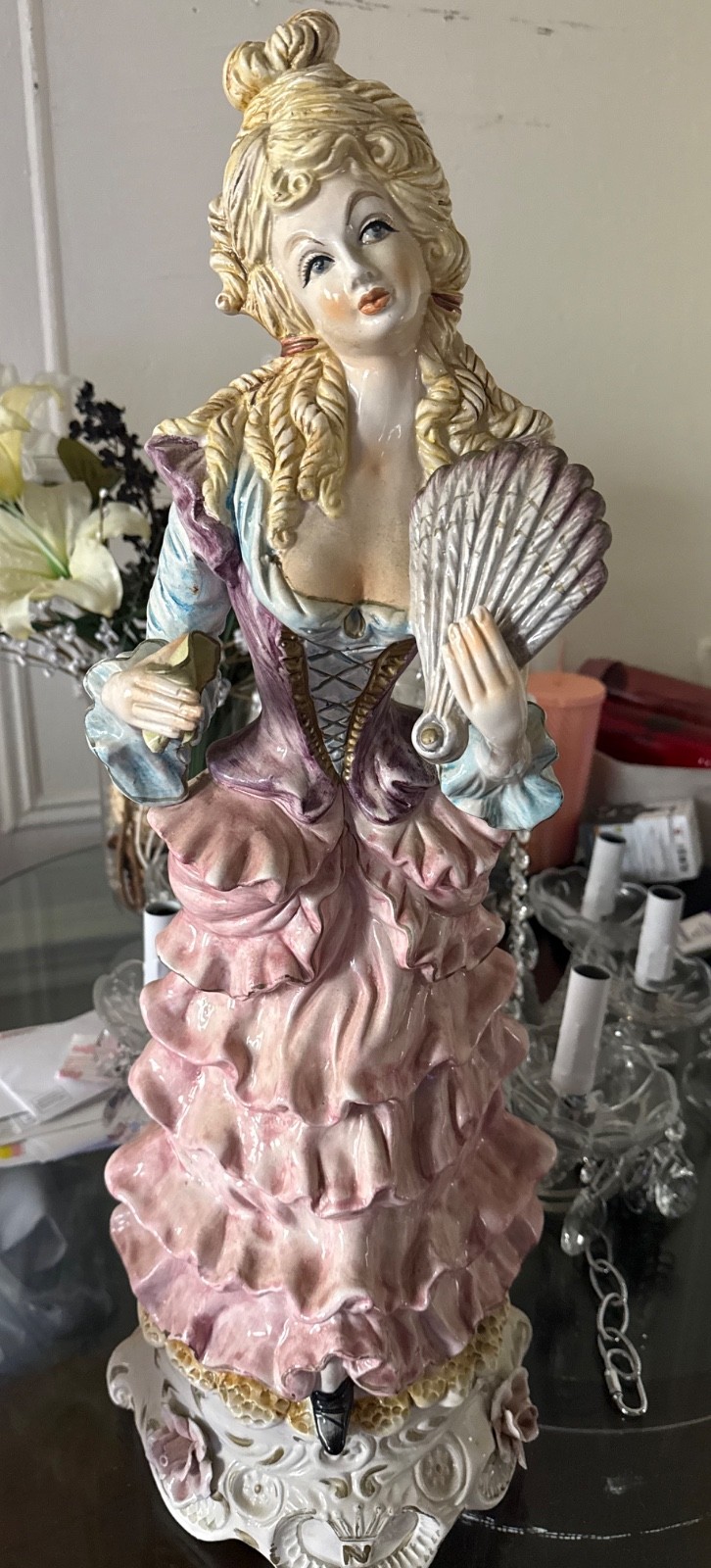 Capodimonte porcelain 27inch 