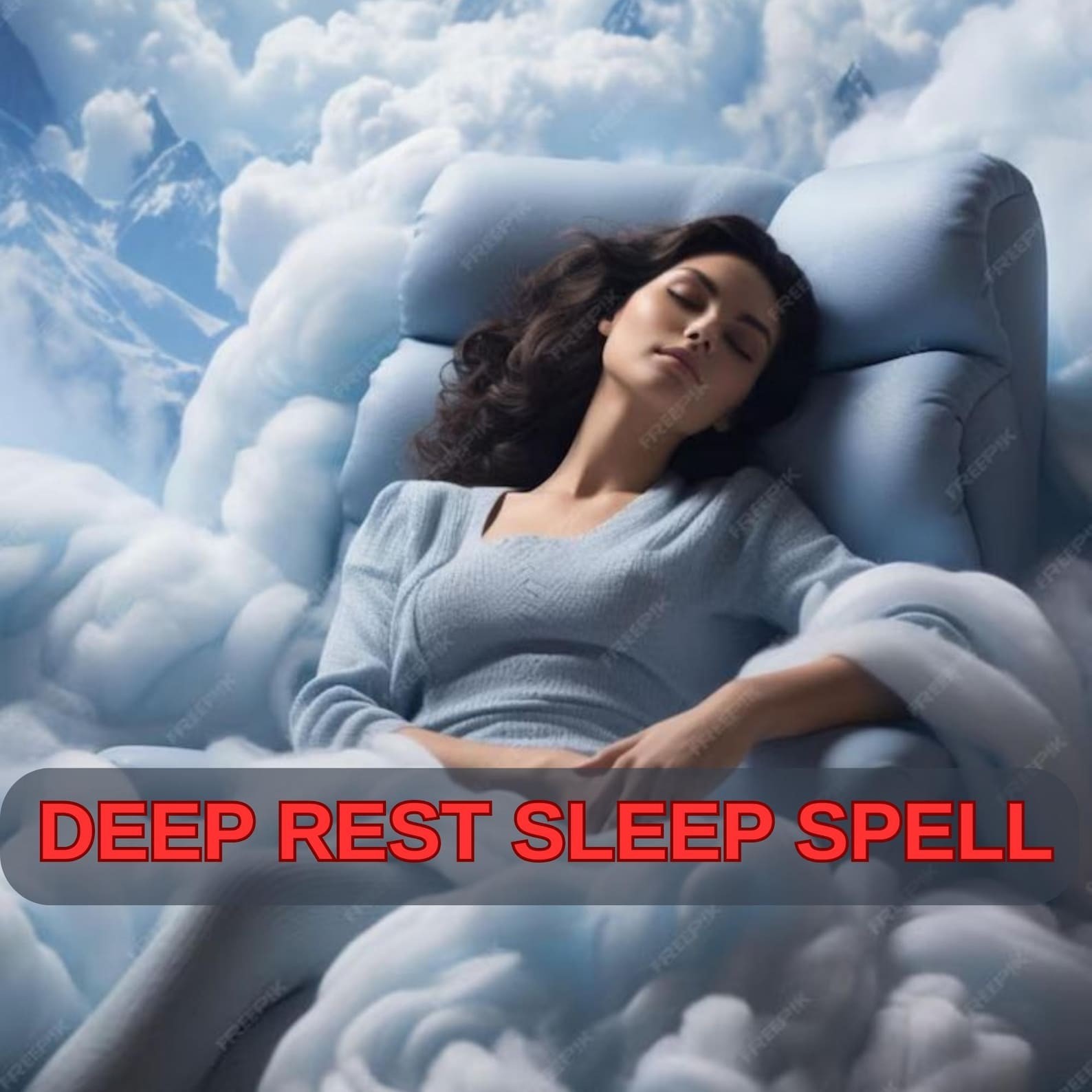Deep Rest Sleep Spell - Calm Energy Ritual for Relaxation, Peace & Better Sleep