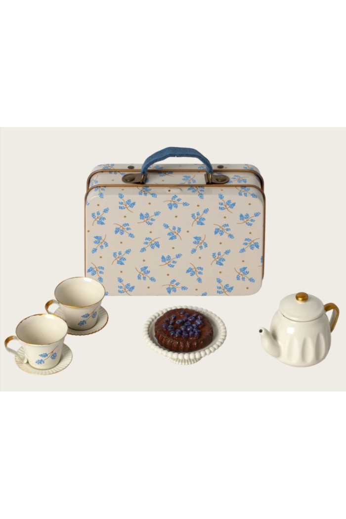 Maileg Afternoon Tea Treat. NWT. Blue Madeline