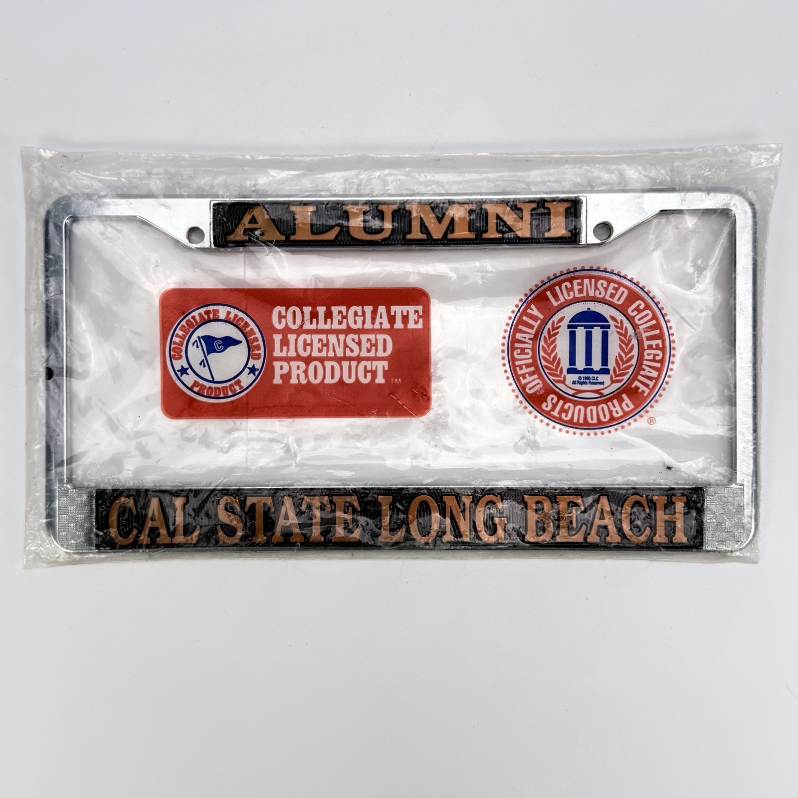 CSULB - Cal State Long Beach Alumni Metal Chrome License Plate Frame Collegiate