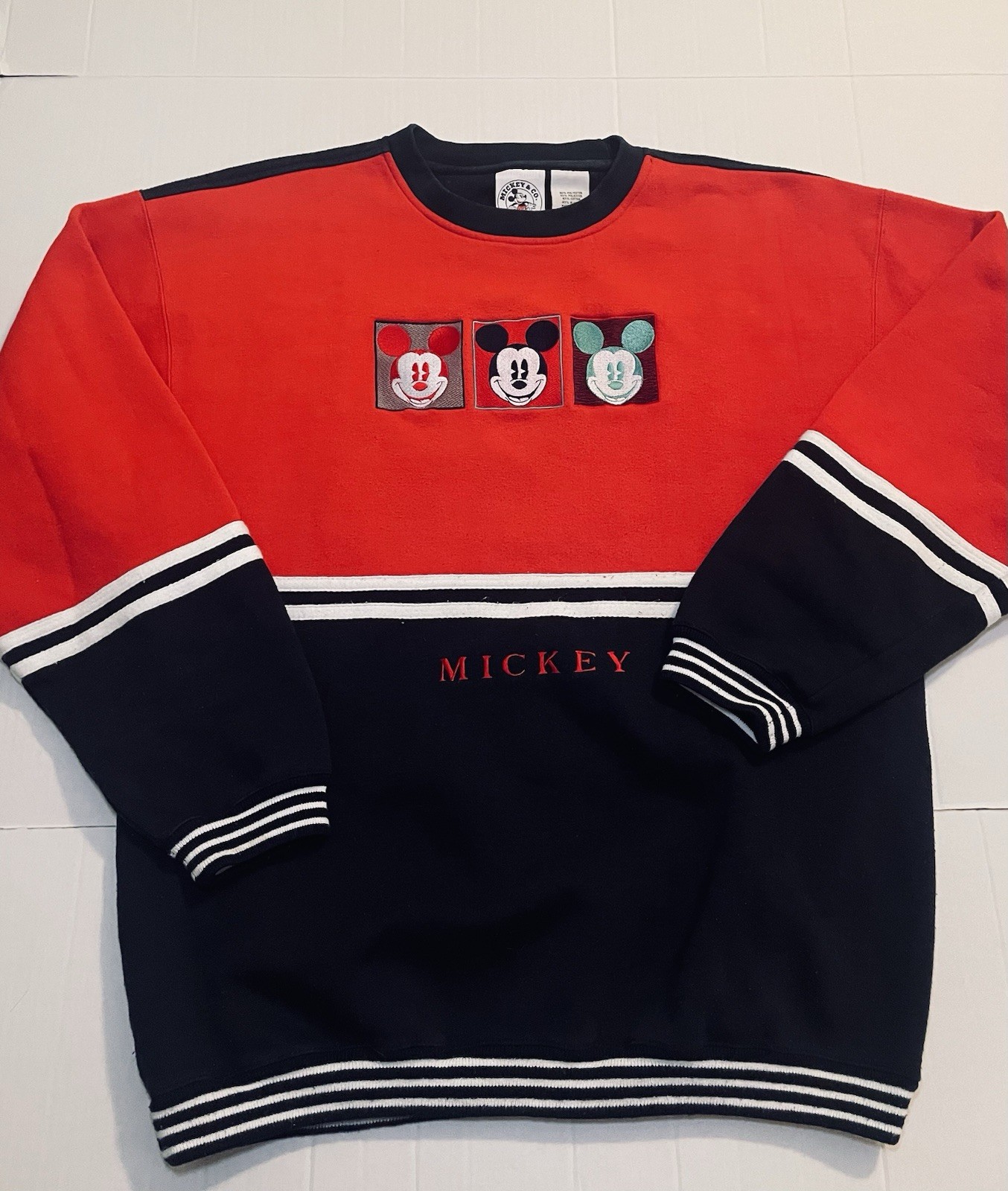 Vintage Mickey And Co Sweatshirt Sz XL Mickey Disney
