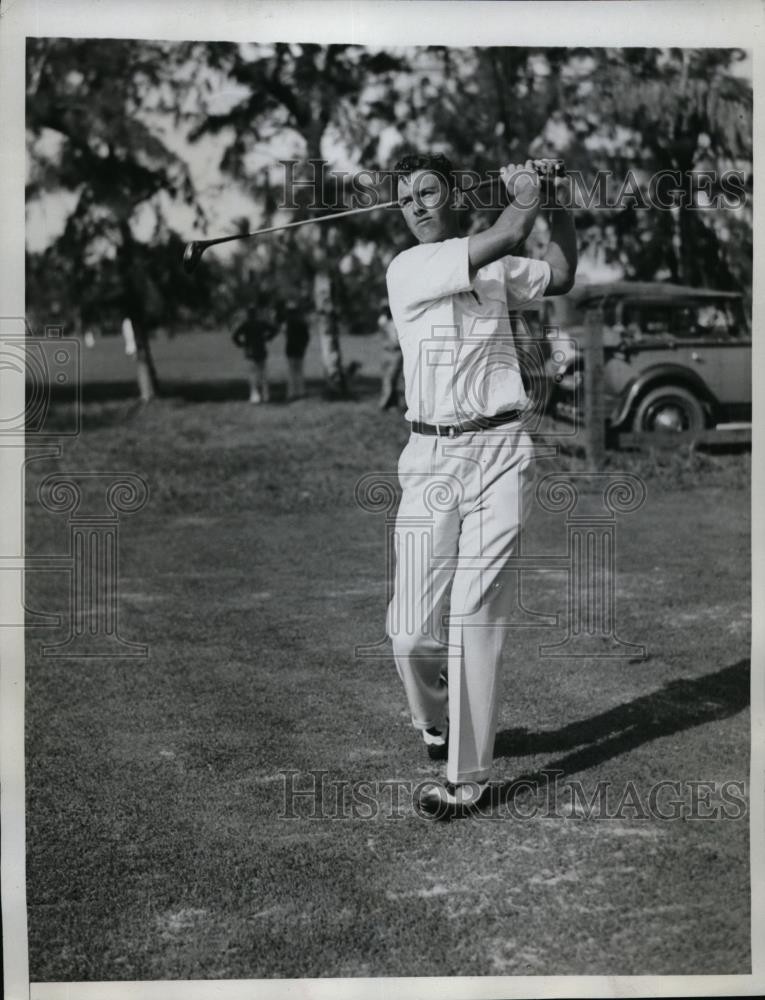 1934 Press Photo Tommy Goodwin in South Florida Golf Tournament at Palm Beach 1934 Press Photo Tommy Goodwin in South Florida Golf Tournament at Palm Beach