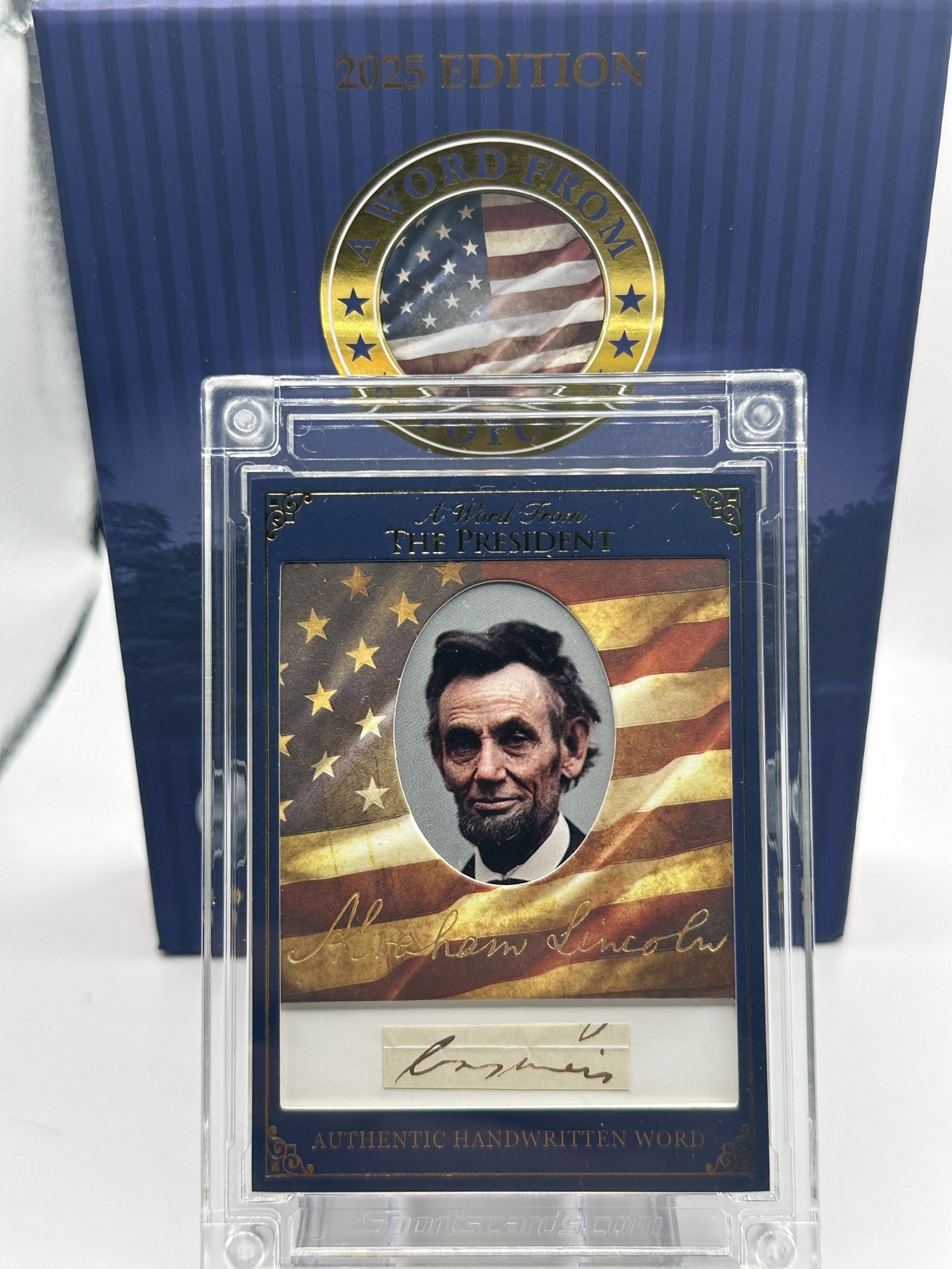 President Abraham Lincoln Authentic Handwritten “Business” A Word From POTUS Ink