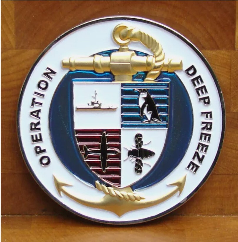 Operation Deep Freeze Antarctica Challenge Coin Operation Deep Freeze Antarctica Challenge Coin