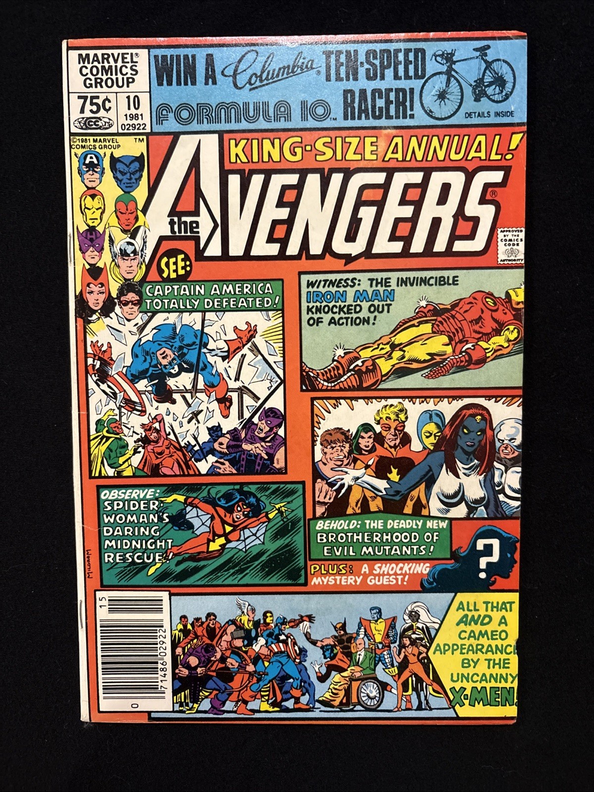 The Avengers Annual #10 Newsstand Variant (Marvel Comics 1981)First app of Rogue