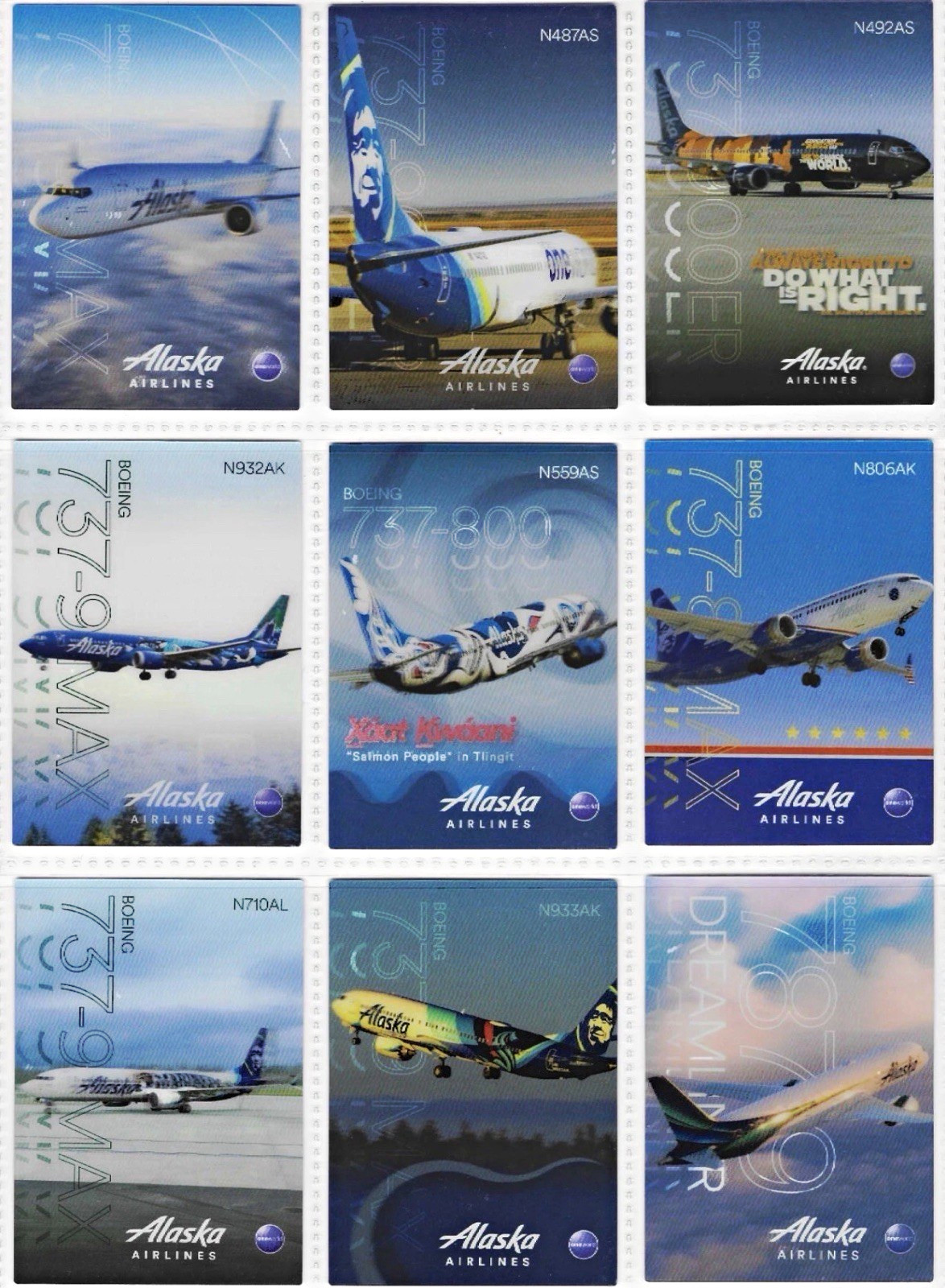 2026 Alaska Airlines Pilot Trading Cards