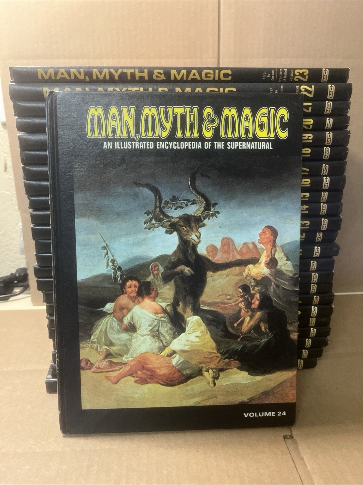 Man,Mith & Magic Illustrated  Encyclopedia Of The Super Natural Full Set 1-24 