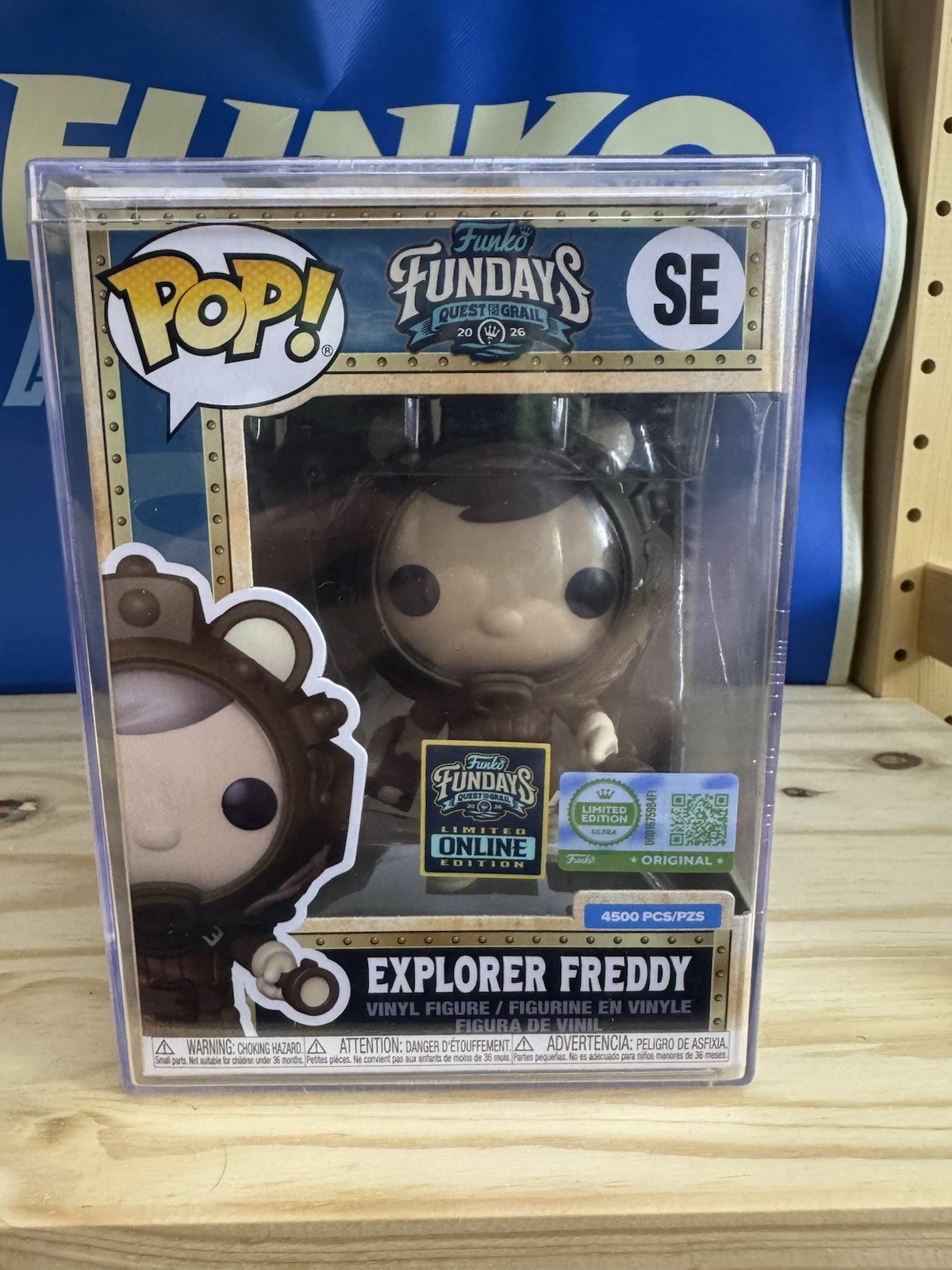 Funko Pop Fundays 2026 Explorer Freddy Funko LE 4500