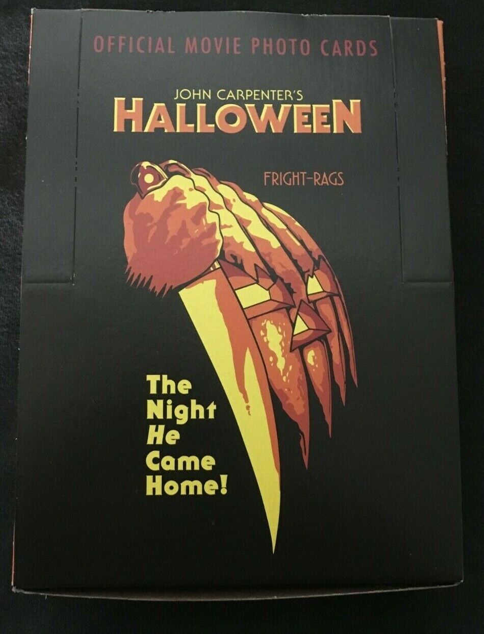 EMPTY FRIGHT-RAGS HALLOWEEN MICHAEL MYERS 1978 MOVIE CARDS EMPTY WAX BOX