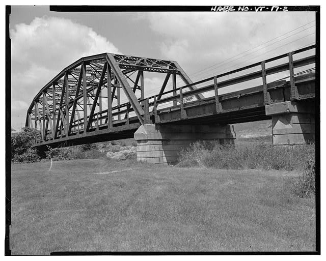 Jeffersonville Bridge Indiana 1930s Steel Truss Bridge Spanning River