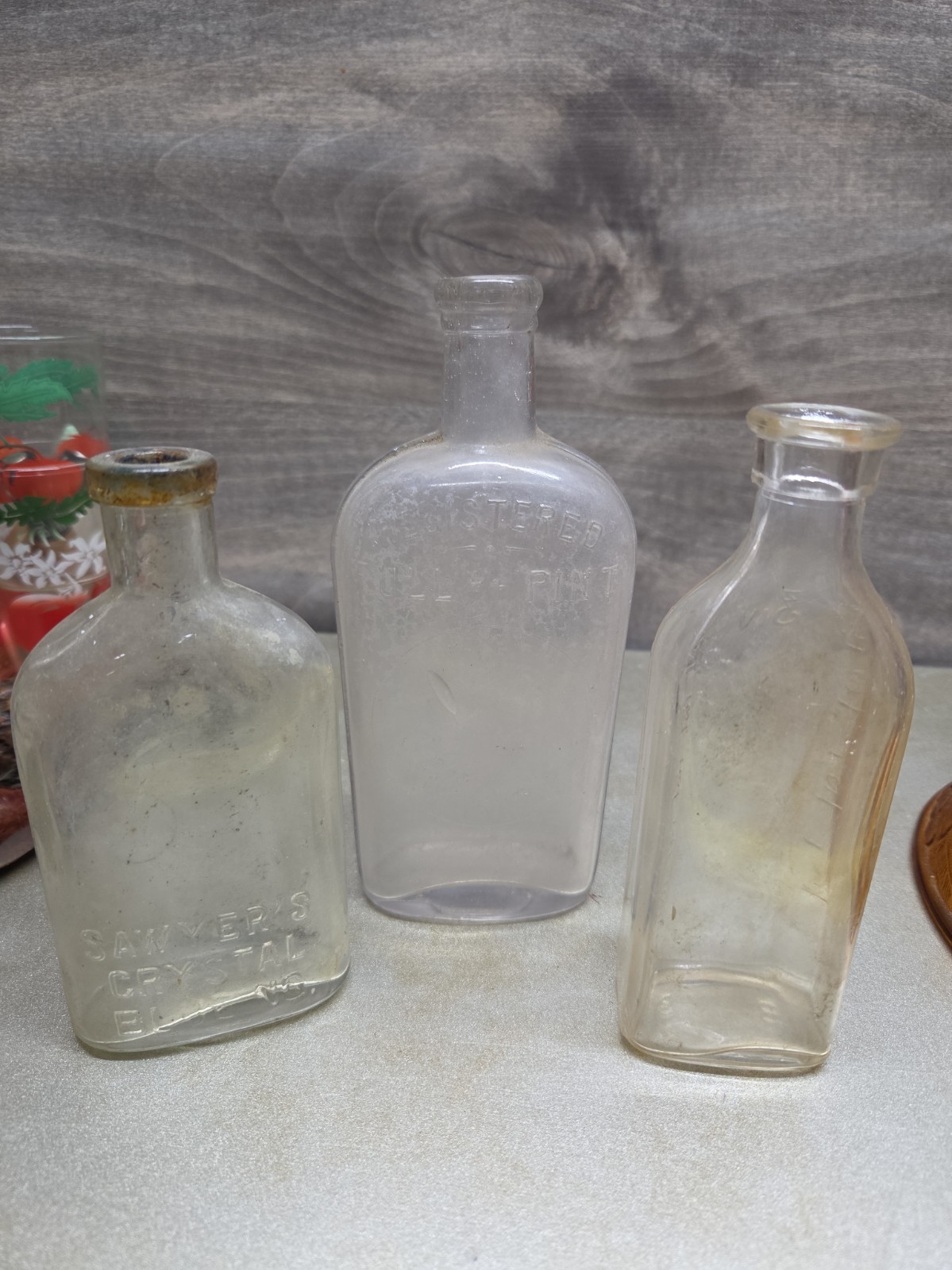 Lot Of Three Vintage Bottles