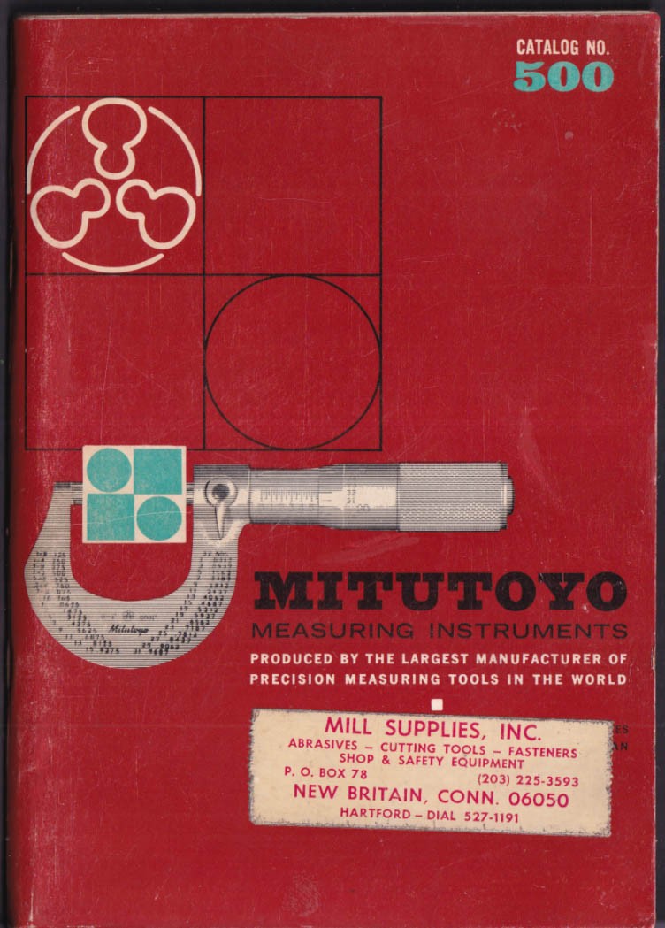 Mitutoyo Measuring Instruments catalog #500 1968