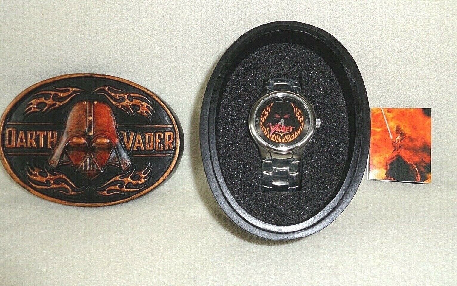 FOSSIL Watch Darth Vader Light Up Flames Ltd #0114/2000 Star Wars Wristwatch NEW