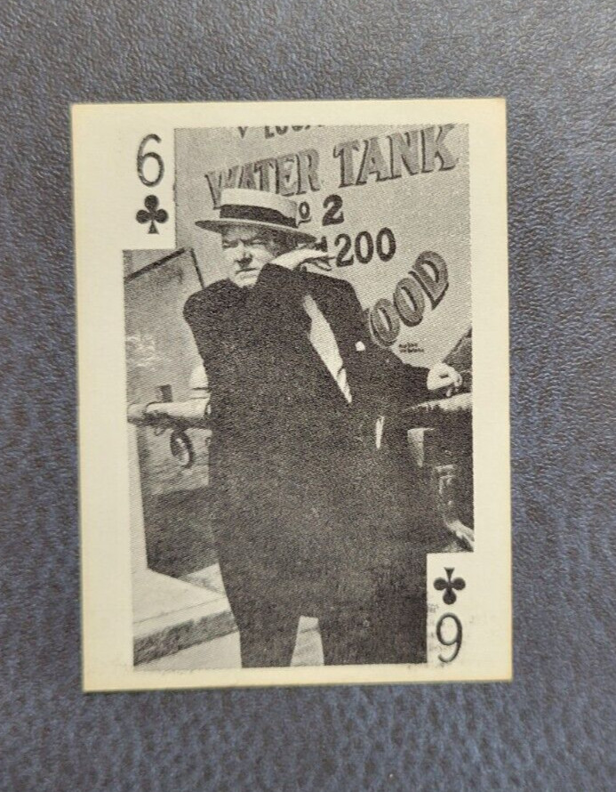 1969 Globe Imports Playing Cards Gas Station Issue WC Fields 6 of Clubs 1969 Globe Imports Playing Cards Gas Station Issue WC Fields 6 of Clubs