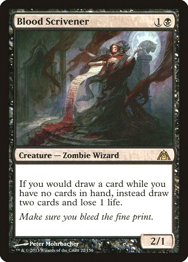 MTG - Blood Scrivener - Dragon\'s Maze - Magic the Gathering