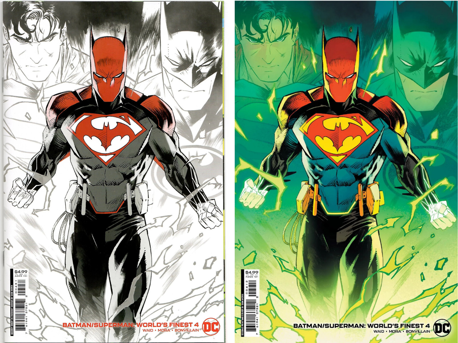 BATMAN/SUPERMAN: WORLD\'S FINEST #4 (DAN MORA FUSION 1ST & 2ND PRINT VARIANTS)
