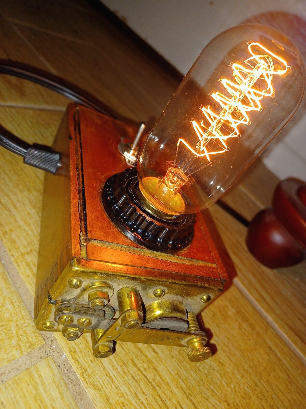 Lamp Made Out Vintage Ford Model T Ignition Coil