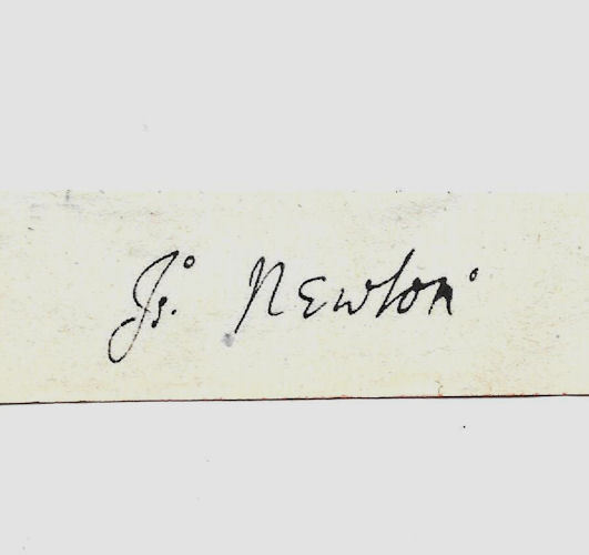 Sir Isaac Newton Autograph Reprint On Genuine 300 Year Old Paper Sir Isaac Newton Autograph Reprint On Genuine 300 Year Old Paper