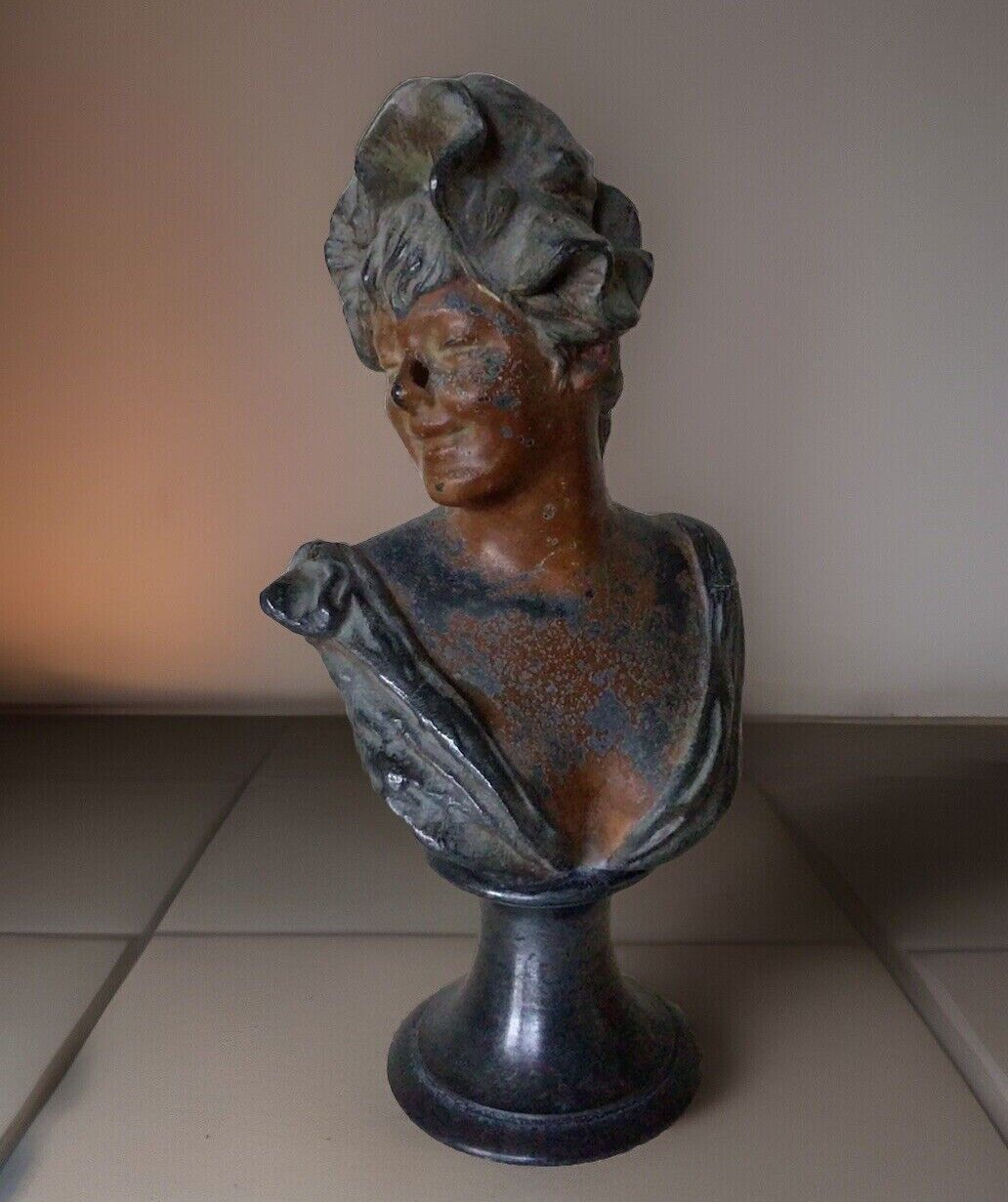 GEORGES VAN DER STRAETEN ~ Circa 1900’s-20’s ~ 7 3/8” Figurine ~ Marked~Belgium