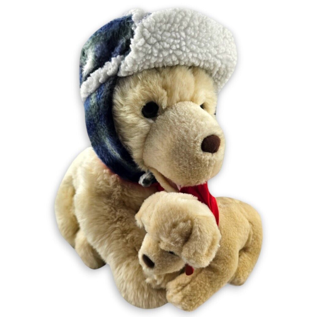 Build A Bear Golden Retriever Stuffed Animal Dog & Puppy Beige 10\