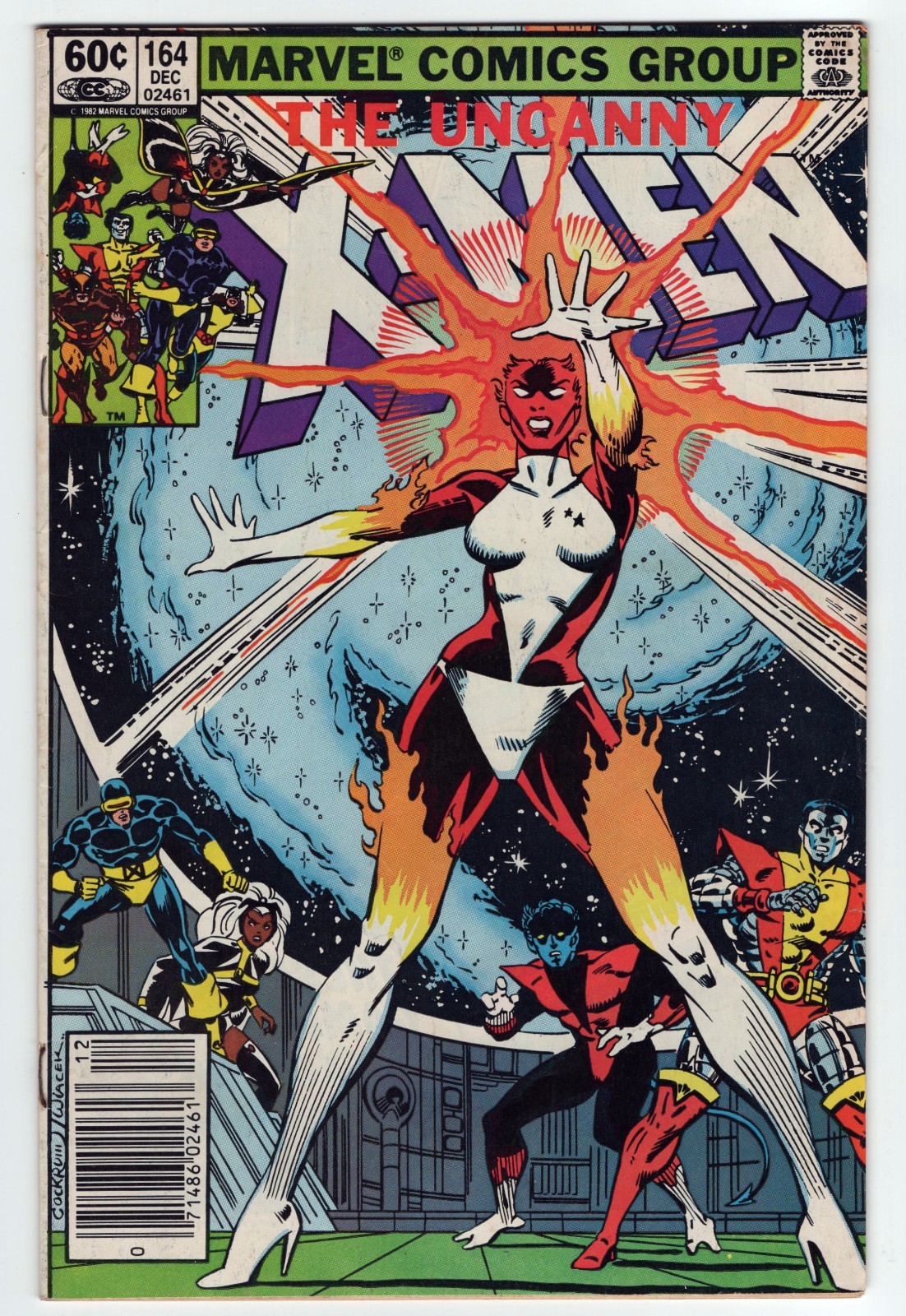 Uncanny X-Men #164 FN+ 6.5 Newsstand Variant Claremont and Cockrum MCU