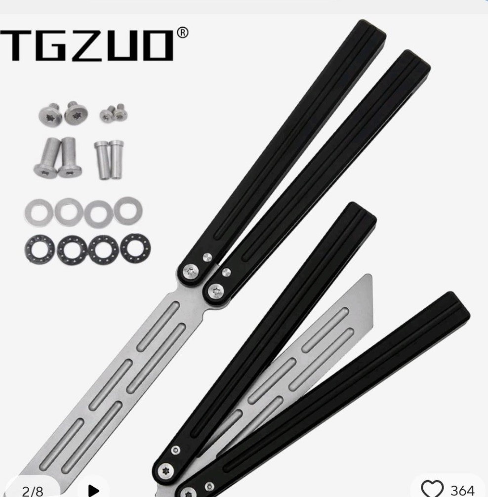 TGZUO Budget -friendly Butterfly Knife Practice Trainer, Brand New In Box TGZUO Budget -friendly Butterfly Knife Practice Trainer, Brand New In Box