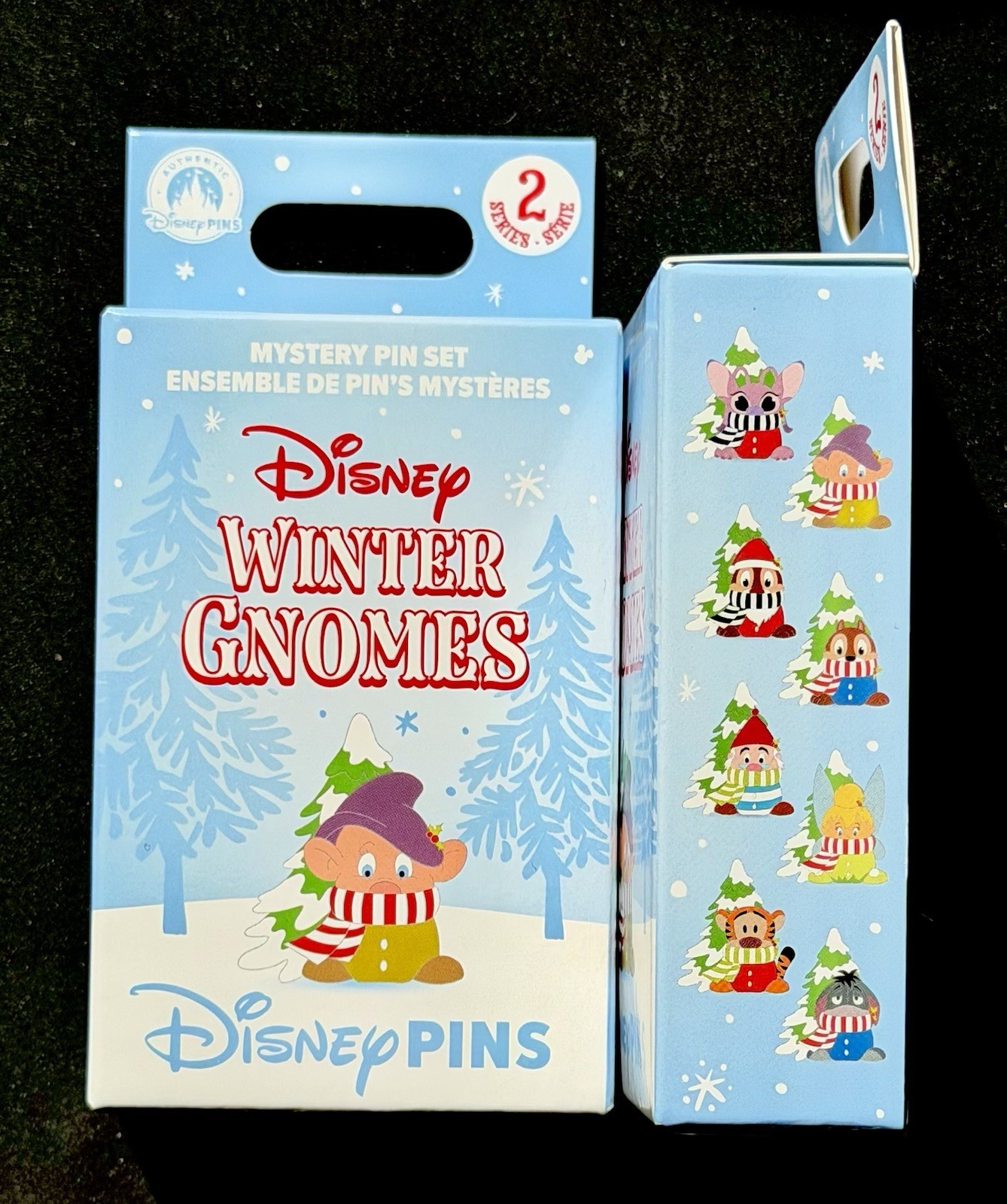 2026 Disney Pin Winter Gnomes Christmas Holiday Mystery Box Sealed Series 2