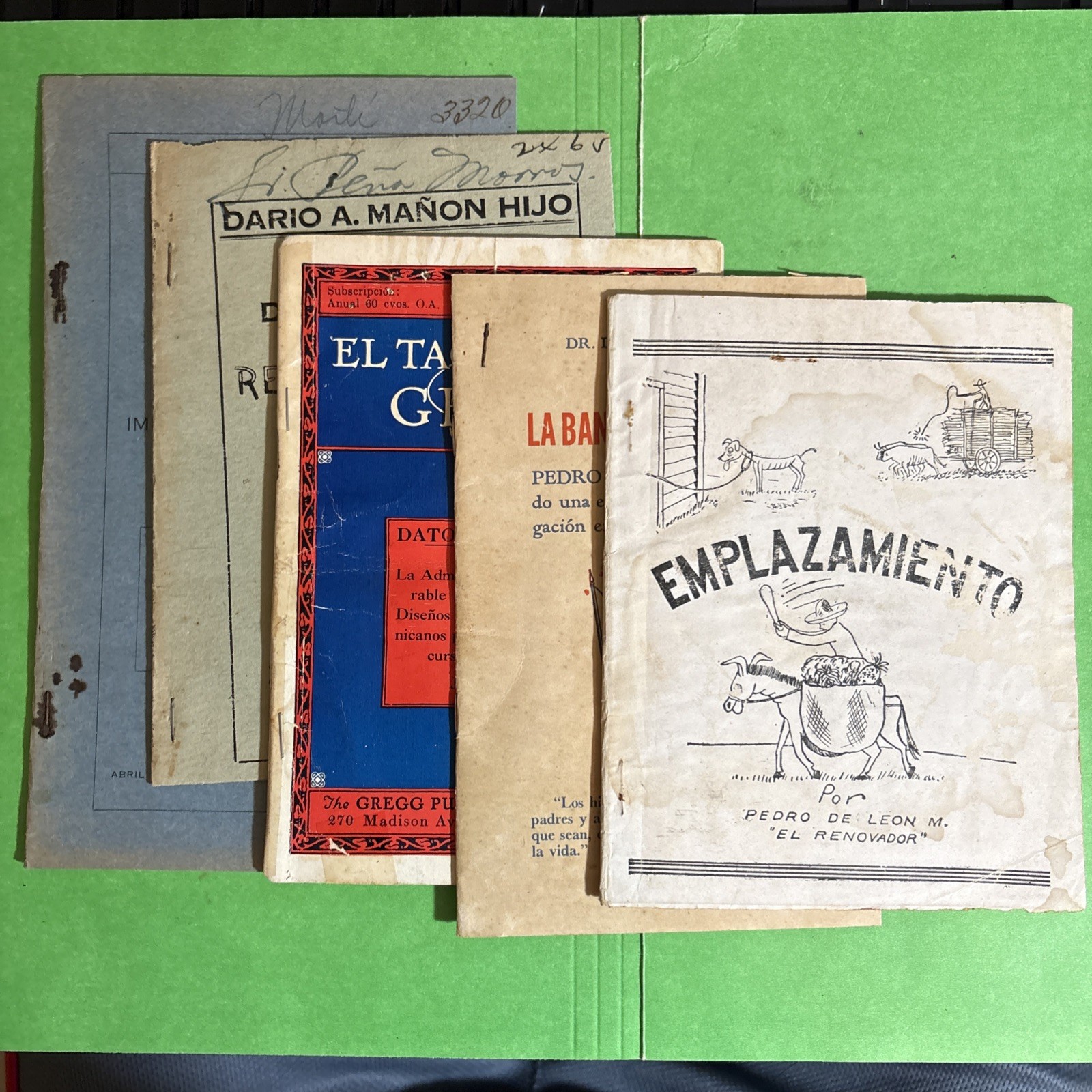 L@@K DOMINICAN REPUBLIC  BOOKS LOT 1935-37-44-48-57 TRUJILLO ERA