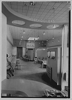 Cedarhurst Long Island NY 1948 Postur-Line Interior Hischoolers Business