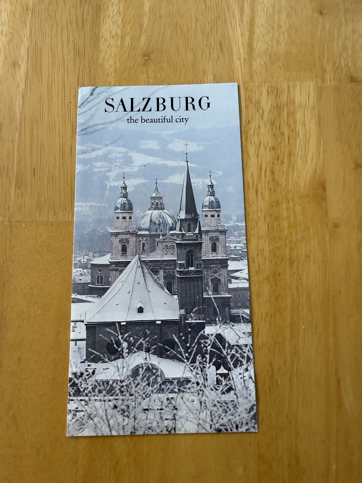 Vintage Salzburg The Beautiful City Austrian Airlines Travel Brochure Austria