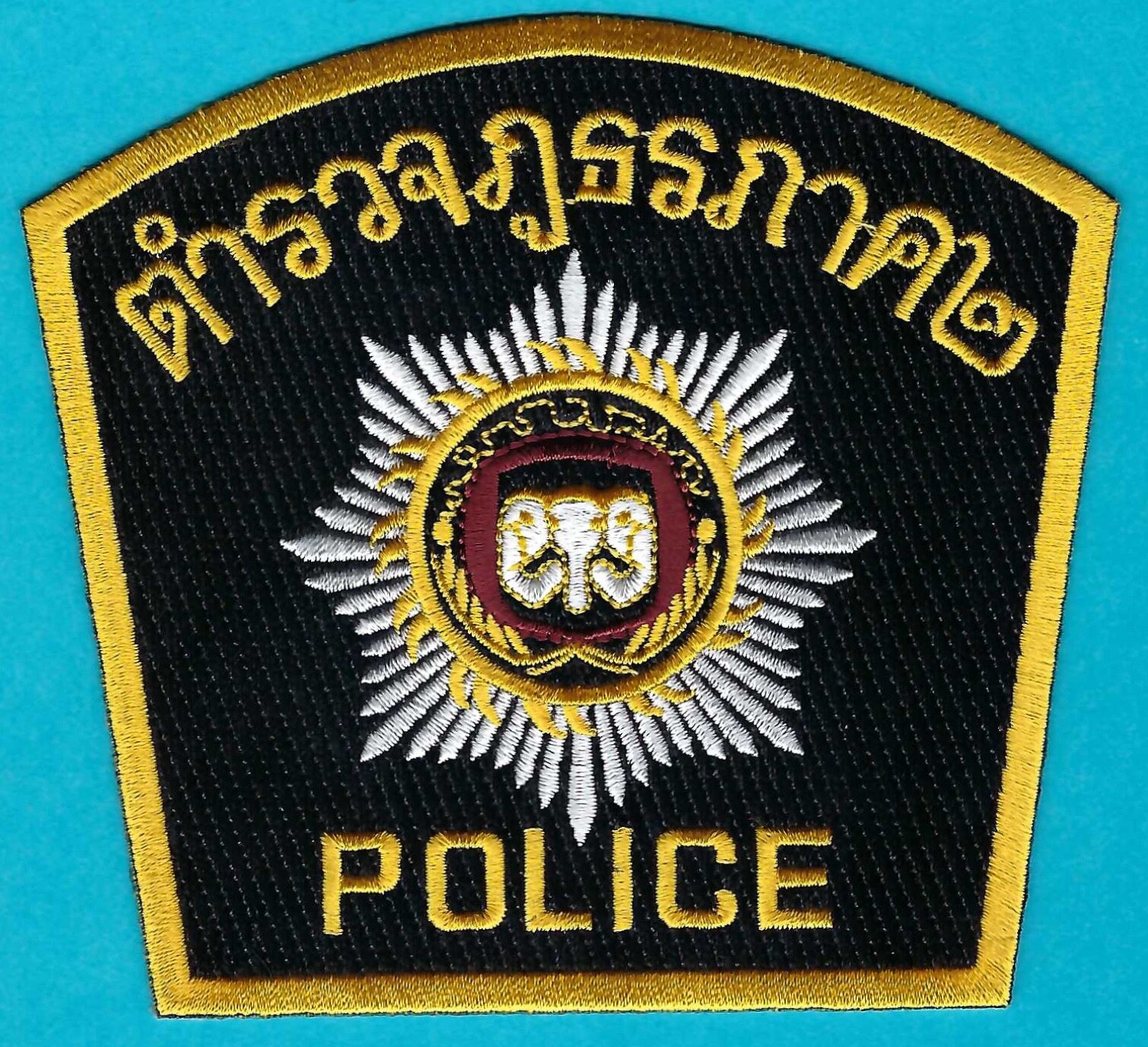 BANGKOK THAILAND POLICE SHOULDER PATCH BANGKOK THAILAND POLICE SHOULDER PATCH