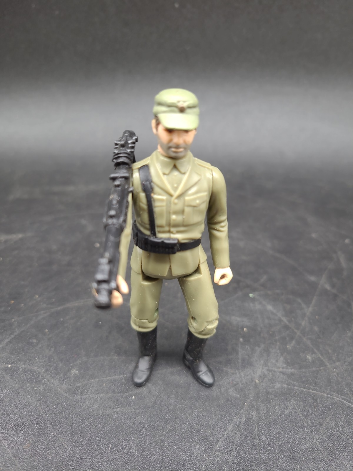 Vintage 1983 Kenner Indiana Jones in German Uniform with Bazooka- Hong Kong