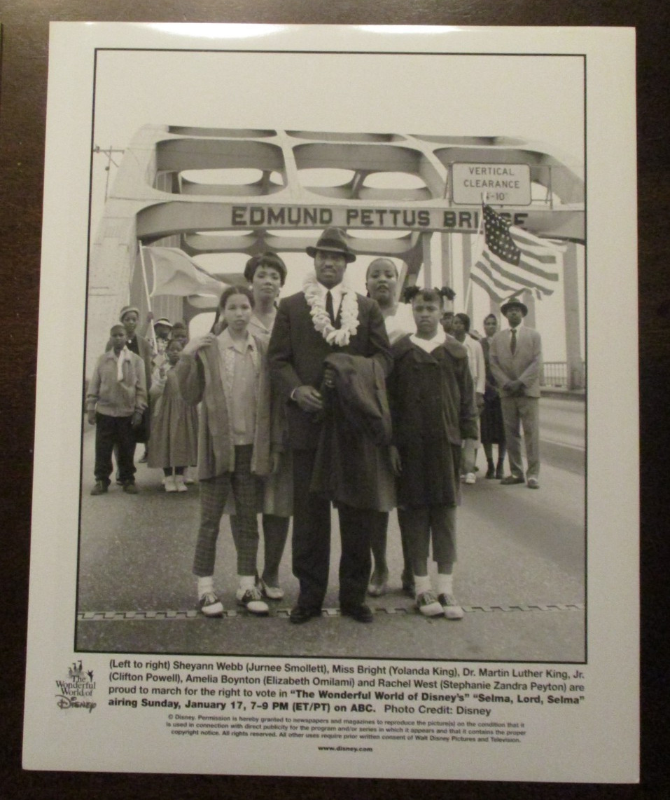PRESS PROMO PHOTO MOVIE SELMA LORD SELMA YOLANDA KING JURNEE SMOLLETT 8X10 Y558