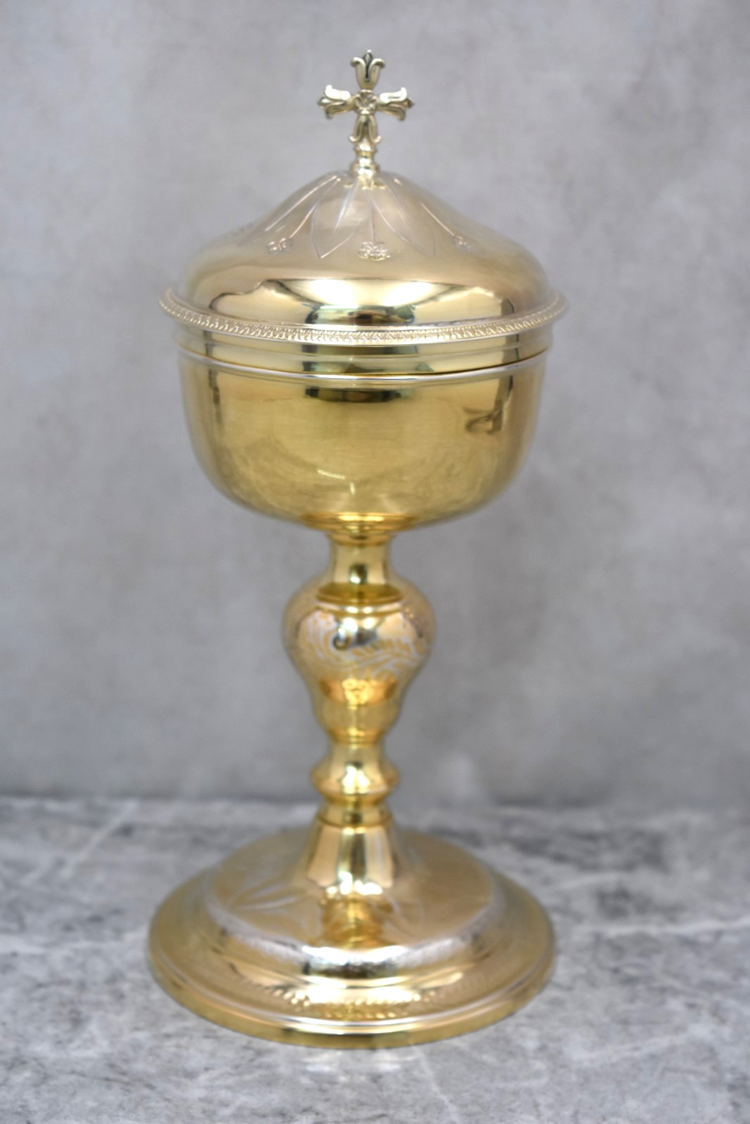 Vintage Antique French Ciborium, Cup with French Silver Hallmarks (CU2349)