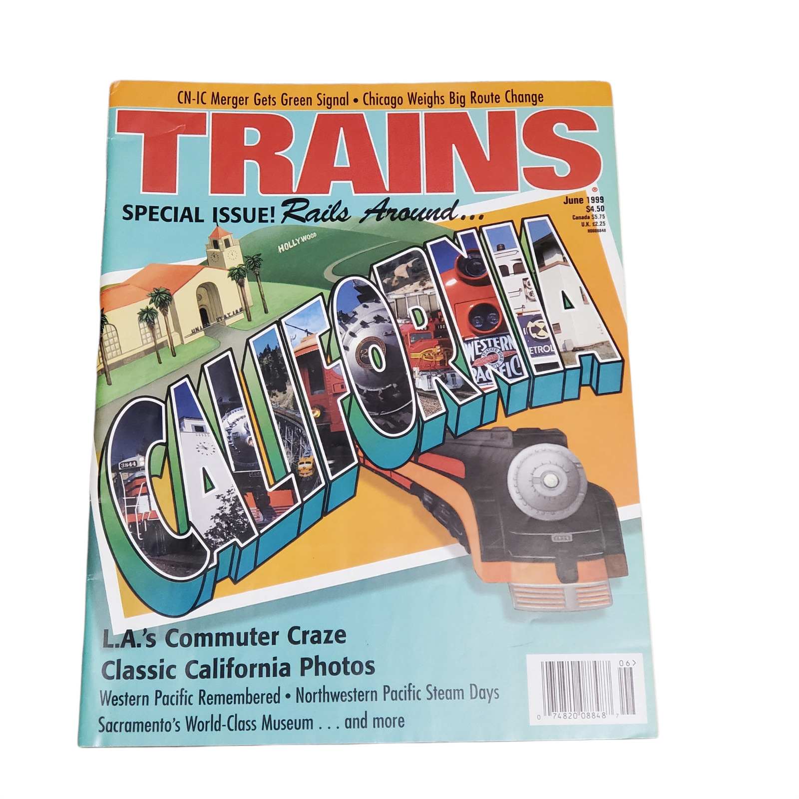 Trains Magazine Special Issue Rails Around California June 1999